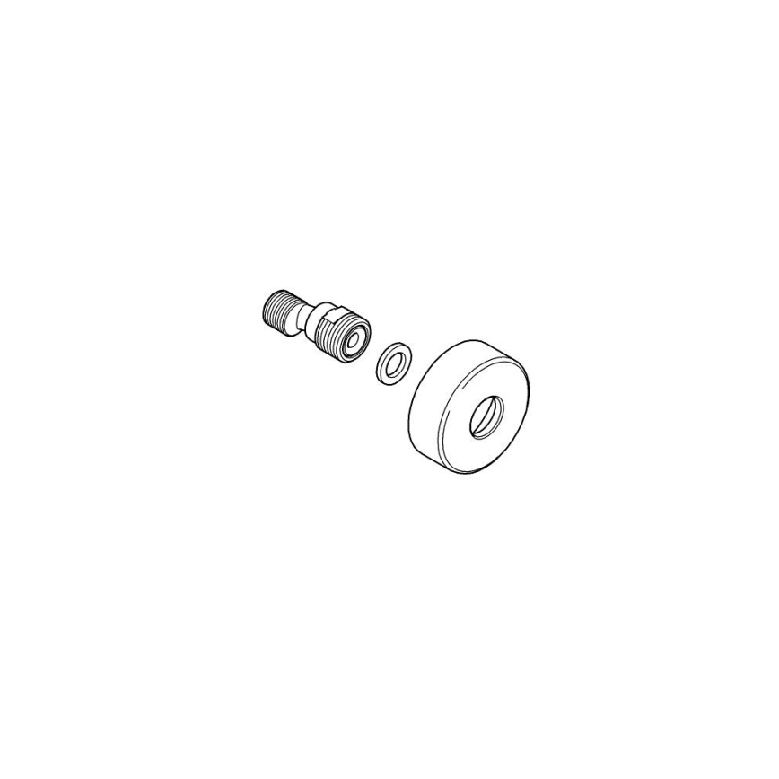 GROHE 12662000 - S-prípojka 70 x 26 mosadz/lesklý chróm