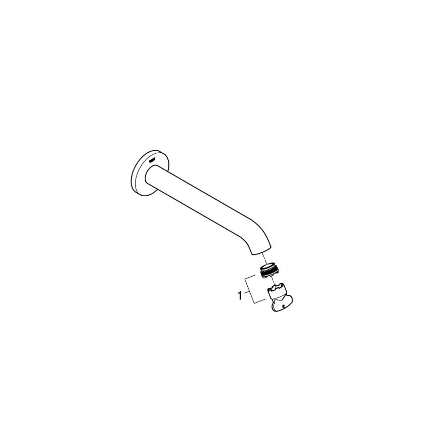 GROHE 13449DC1 - Vaňová vpust ESSENCE 221 mm nerez