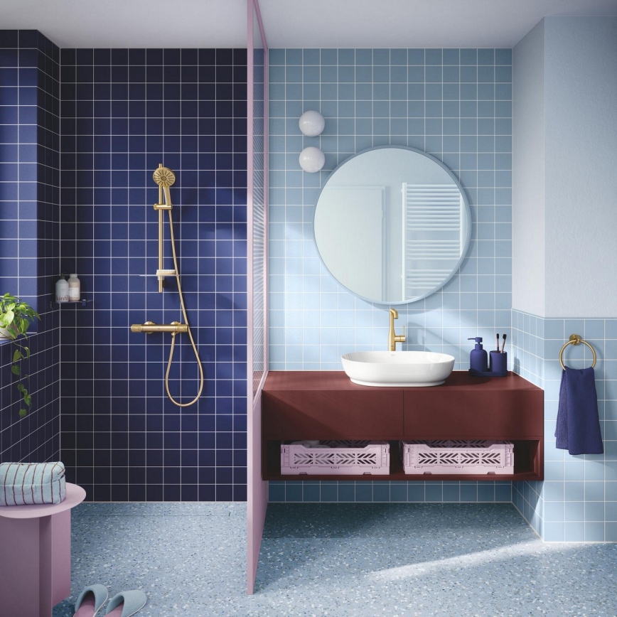 GROHE 134863GN00 - Ručná sprcha VITALIO JOY+ 120 mm zlatá