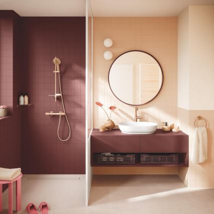 GROHE 134866DL00 - Sprchová súprava VITALIO JOY+ 120 mm medená