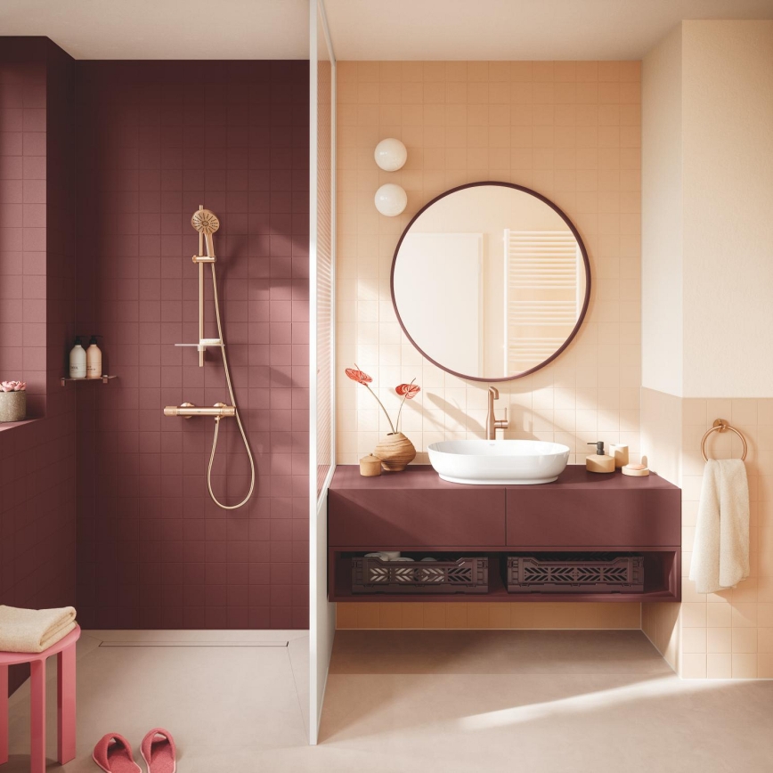 GROHE 134866DL00 - Sprchová súprava VITALIO JOY+ 120 mm medená