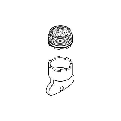 GROHE 13926000 - Perlátor M 24 × 1, lesklý chróm
