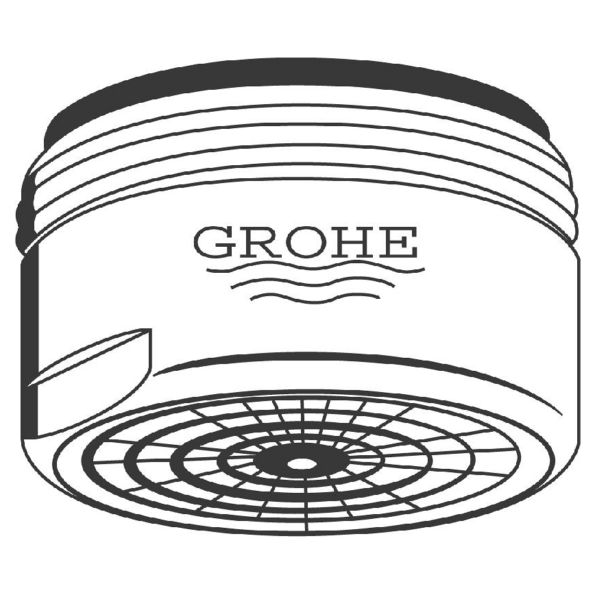 GROHE 13929000 - Perlátor M 24 × 1 lesklý chróm