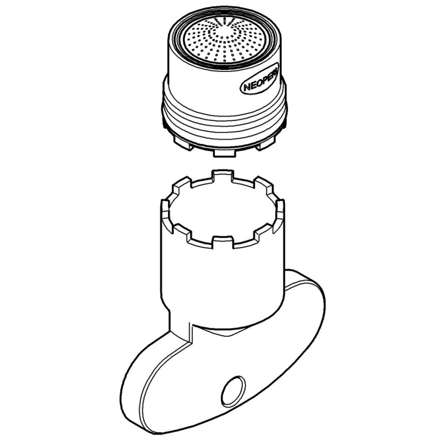 GROHE 13937000 - Sada perlátorov, lesklý chróm