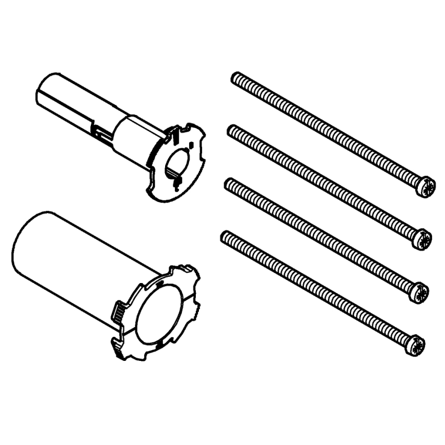 GROHE 14058000 - Univerzálna predlžovacia sada 25 mm lesklý chróm