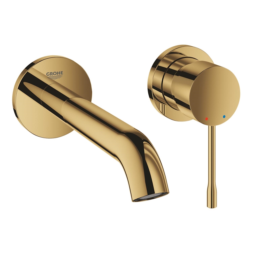 GROHE 19408GL1 - Umývadlová dvojotvorová batéria ESSENCE 183 mm zlatá