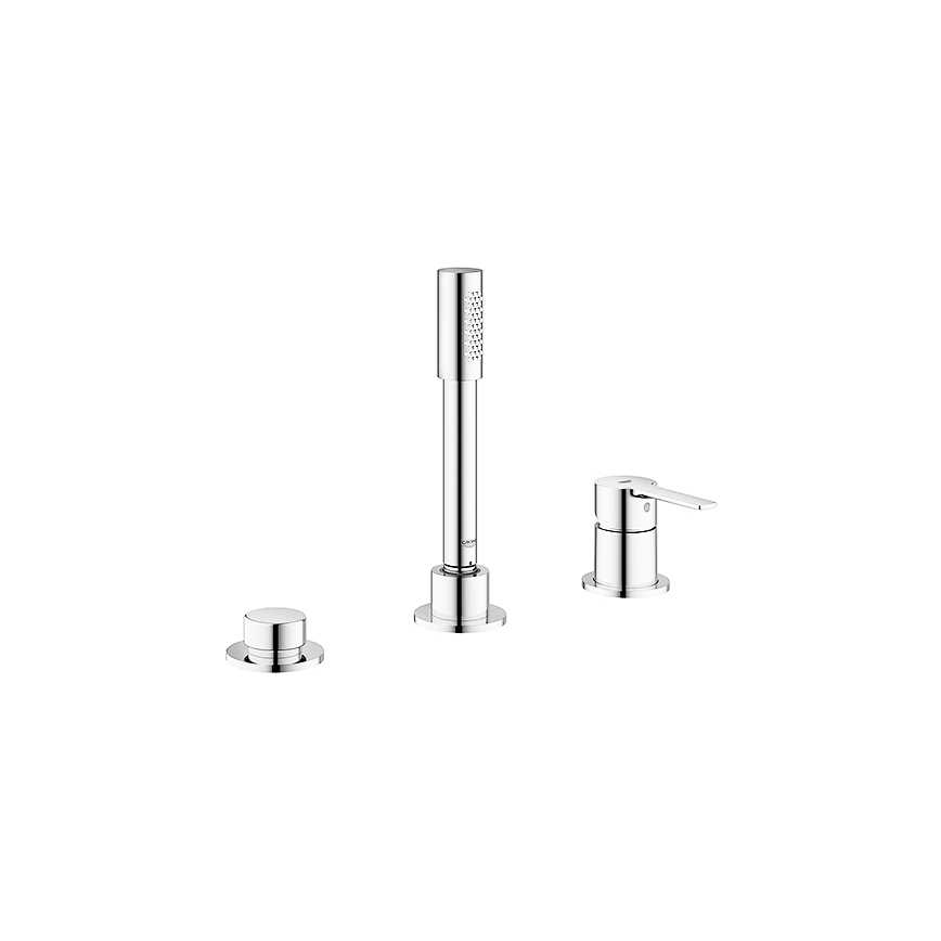 GROHE 19965001 - Vaňová trojotvorová batéria LINEARE lesklý chróm