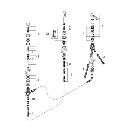 GROHE 19976001 - Vaňová trojotvorová kombinácia ESSENCE, lesklý chróm