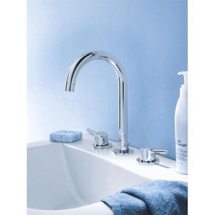 GROHE 20216001 - Umývadlová trojotvorová batéria CONCETTO DN 15 veľkosť L chróm