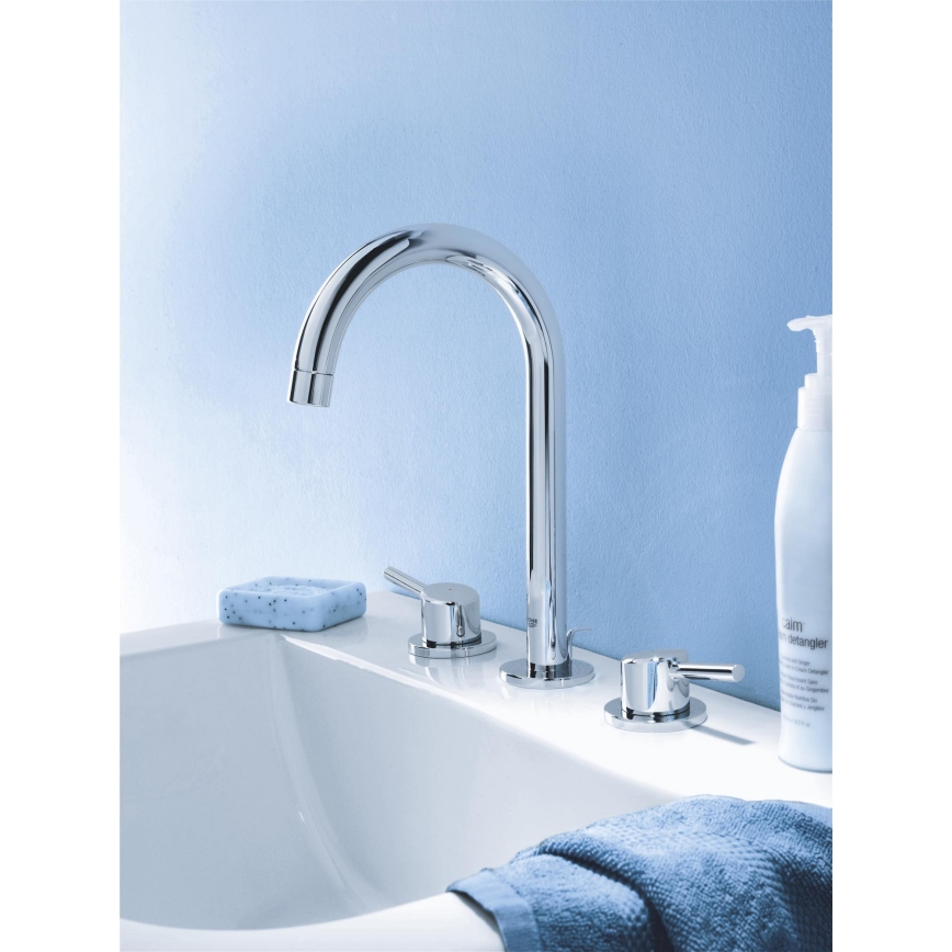 GROHE 20216001 - Umývadlová trojotvorová batéria CONCETTO DN 15 veľkosť L chróm