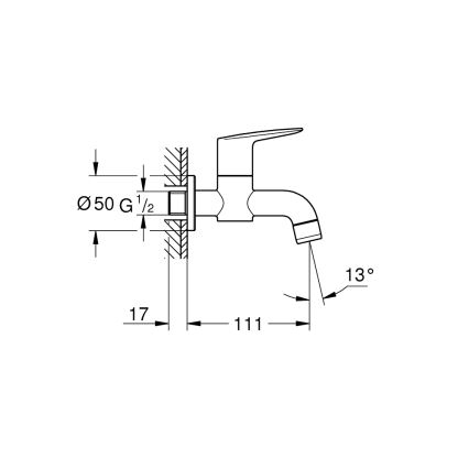 GROHE 20238001 - Vypúšťací ventil DN 15 lesklý chróm