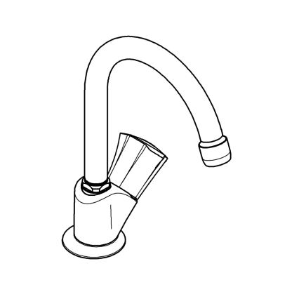 GROHE 20393001 - Stojánkový ventil COSTA L DN 15 lesklý chróm