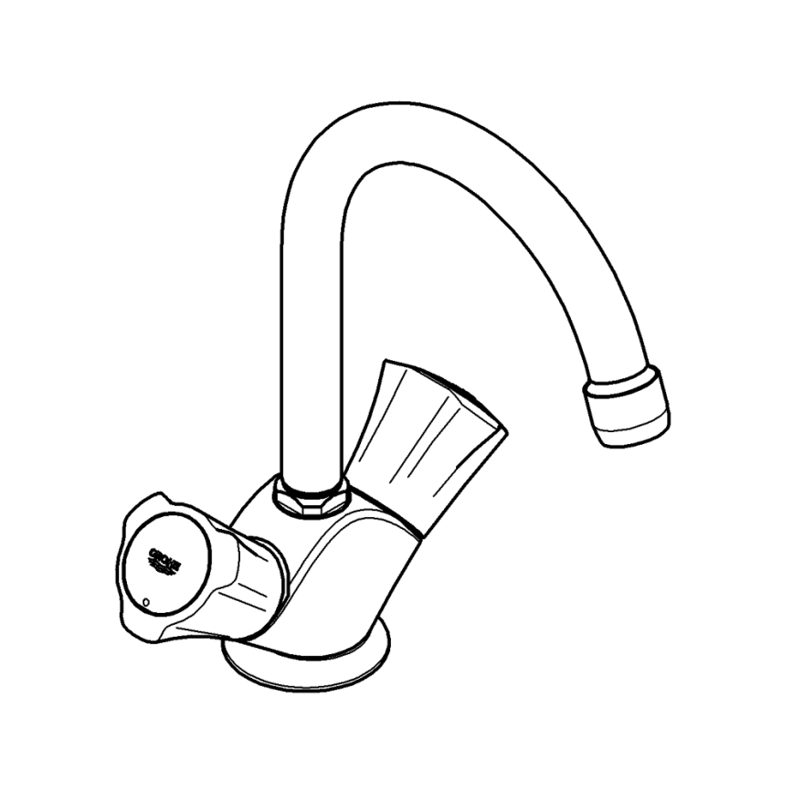 GROHE 21375001 - Umývadlová batéria COSTA L lesklý chróm