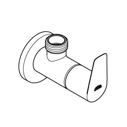 GROHE 22009001 - Rohový ventil DN 15 lesklý chróm