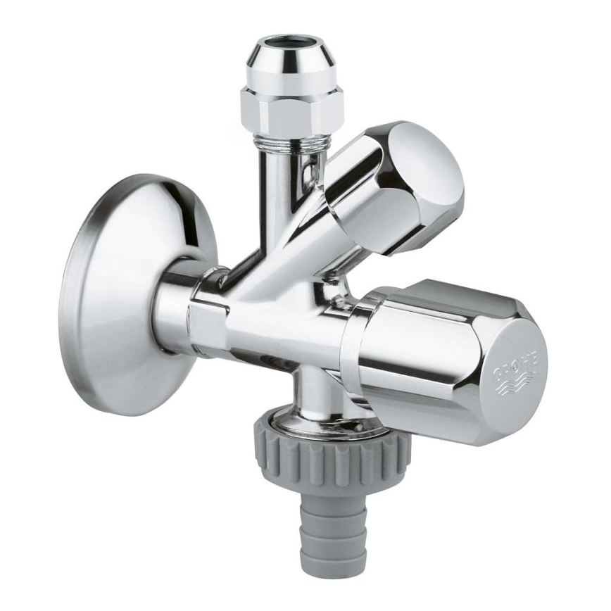 GROHE 22036000 - Kombi rohový ventil ORIGINAL WAS® DN 15 lesklý chróm