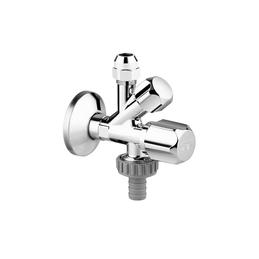 GROHE 22036000 - Kombi rohový ventil ORIGINAL WAS® DN 15 lesklý chróm