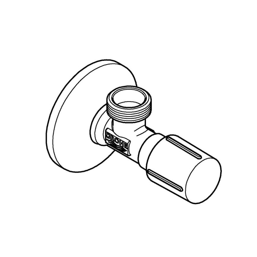GROHE 22043000 - Rohový ventil UNIVERSAL DN 15 lesklý chróm