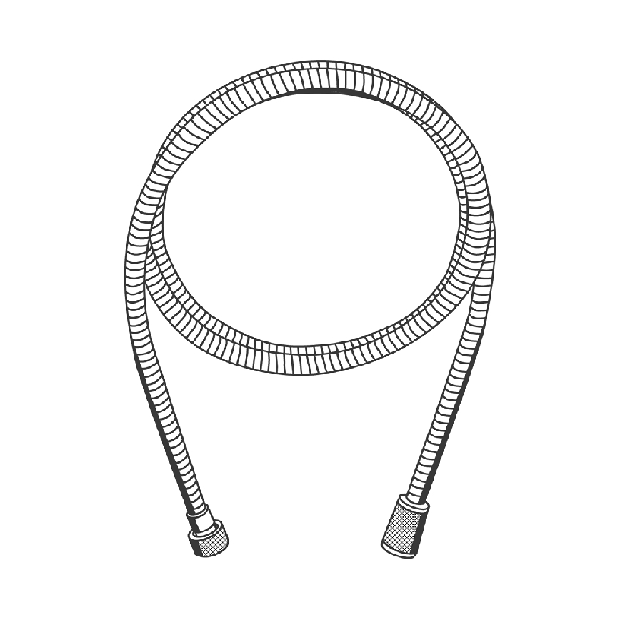 GROHE 22107000 - Sprchová hadica VITALIOFLEX METAL 2000 mm lesklý chróm