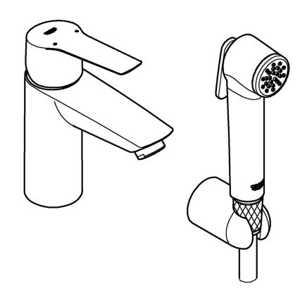 GROHE 23123003 - Umývadlová batéria START 165 mm lesklý chróm