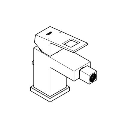 GROHE 23138000 - Bidetová batéria EUROCUBE, veľkosť S, lesklý chróm
