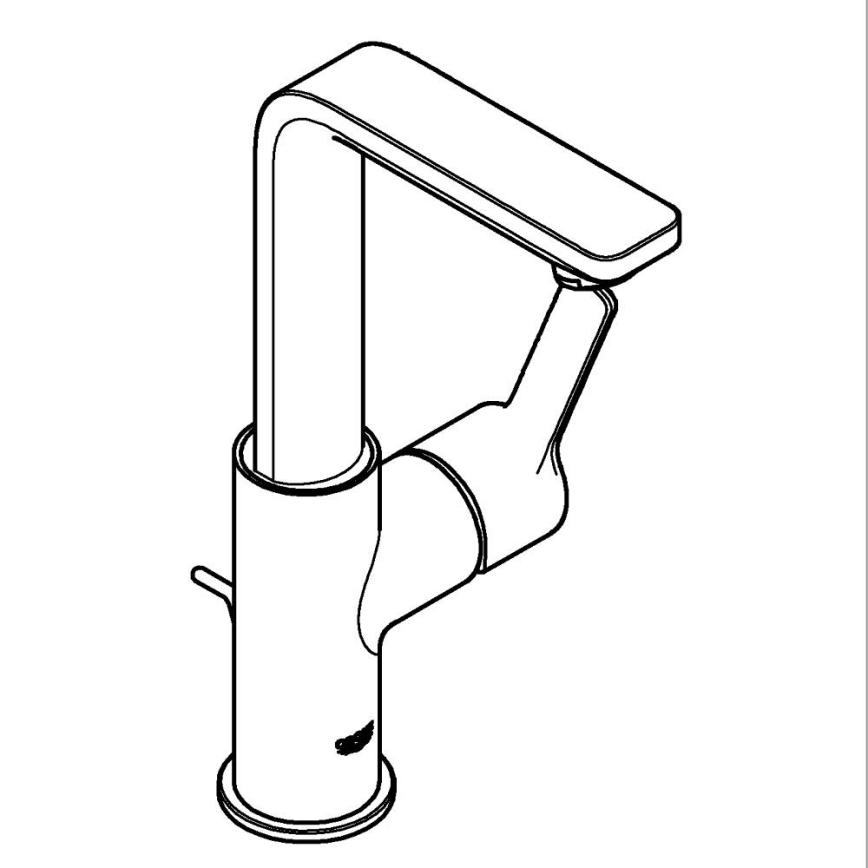 GROHE 23296001 - Umývadlová batéria LINEARE, veľkosť L, lesklý chróm
