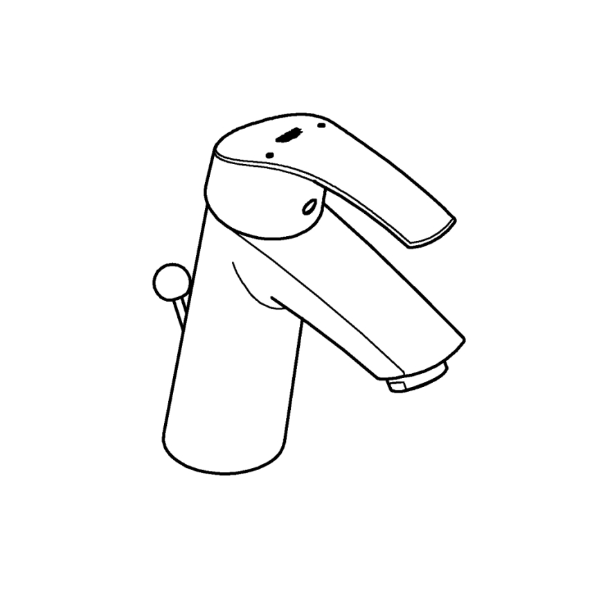 GROHE 23322001 - Umývadlová batéria EUROSMART DN 15 lesklý chróm