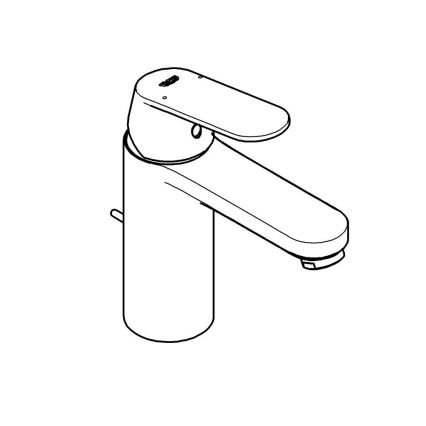 GROHE 23325000 - Umývadlová batéria EUROSMART COSMOPOLITAN veľkosť M chróm