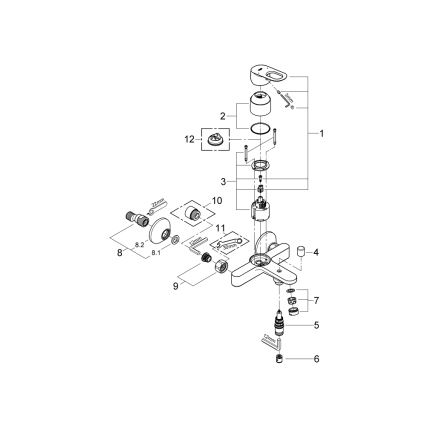 GROHE 23341000 - Vaňová batéria BAULOOP DN 15, lesklý chróm