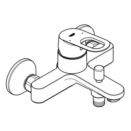GROHE 23341000 - Vaňová batéria BAULOOP DN 15, lesklý chróm