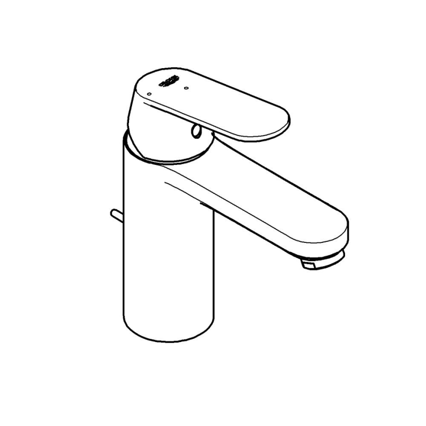 GROHE 2339600E -Umývadlová batéria EUROSMART COSMOPOLITAN DN 15 veľkosť M chróm