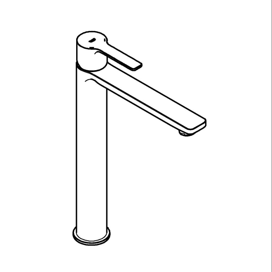 GROHE 23405001 - Umývadlová batéria LINEARE, veľkosť XL, lesklý chróm