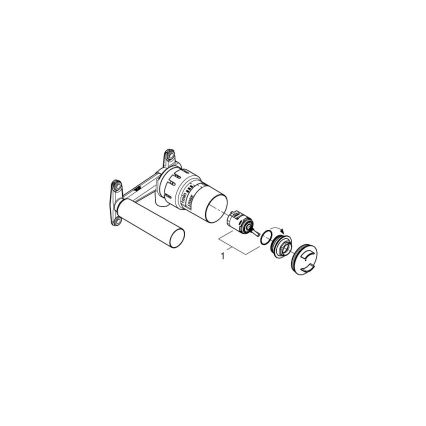 GROHE 23429000 - Pákové podomietkové vestavné teleso DN 15, mosadz