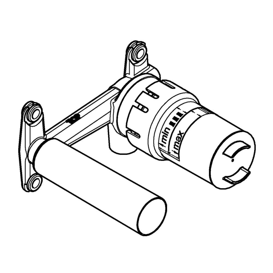 GROHE 23429000 - Pákové podomietkové vestavné teleso DN 15, mosadz
