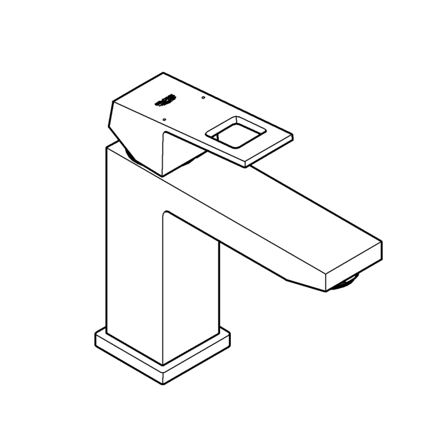 GROHE 23446000 - Umývadlová batéria EUROCUBE DN 15 lesklý chróm