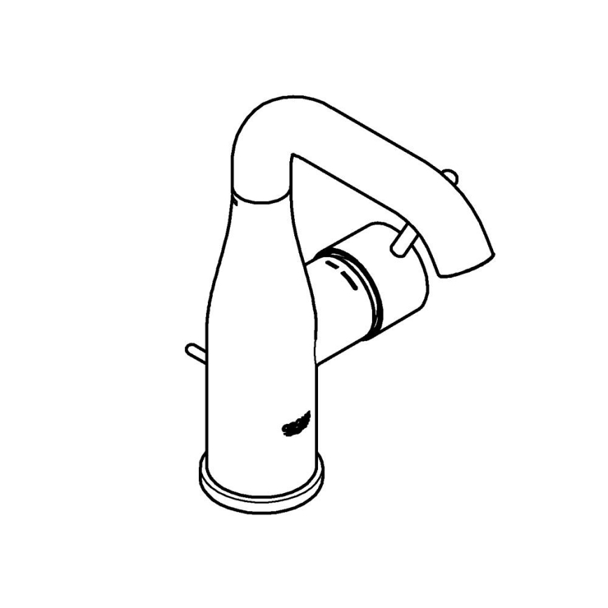 GROHE 23462GN1 - Umývadlová batéria ESSENCE DN 15 veľkosť M zlatá