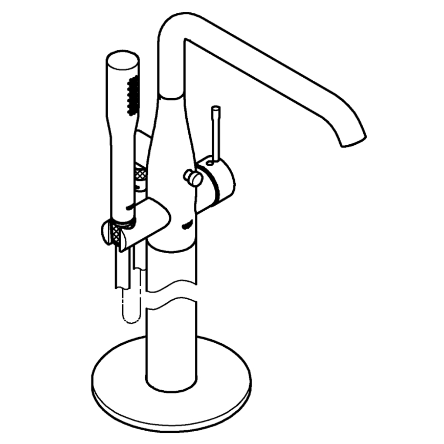GROHE 23491001 - Vaňová batéria ESSENCE 277 mm lesklý chróm