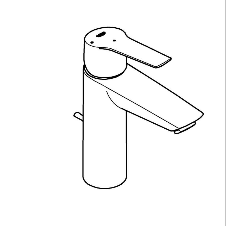 GROHE 235522432 - Umývadlová batéria START 192 mm čierna