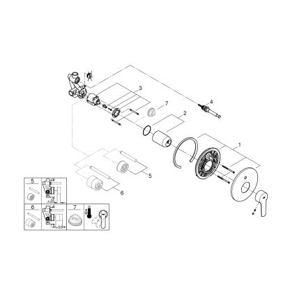 GROHE 23558002 - Vaňová batéria START lesklý chróm