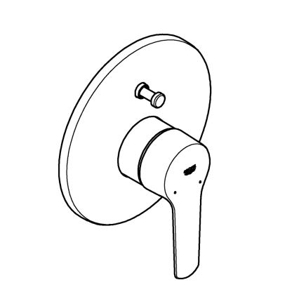 GROHE 23558002 - Vaňová batéria START lesklý chróm