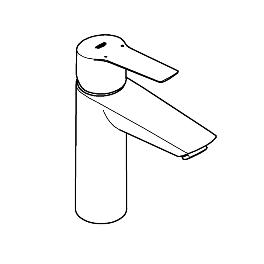 GROHE 235752432 - Umyvadlová batéria START 192 mm čierna