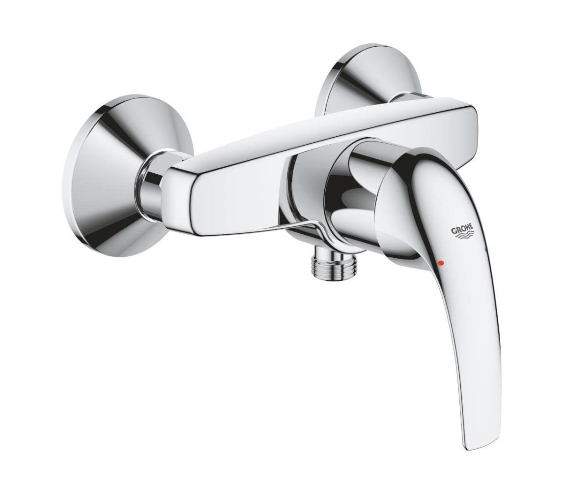 GROHE 23631000 - Sprchová batéria BAUCURVE 150 mm, lesklý chróm 23631000