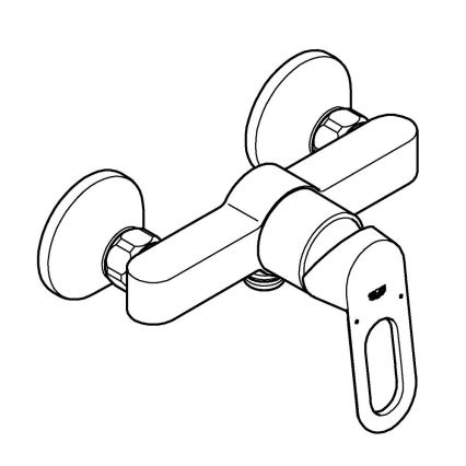 GROHE 23634000 - Sprchová batéria BAULOOP DN 15 lesklý chróm