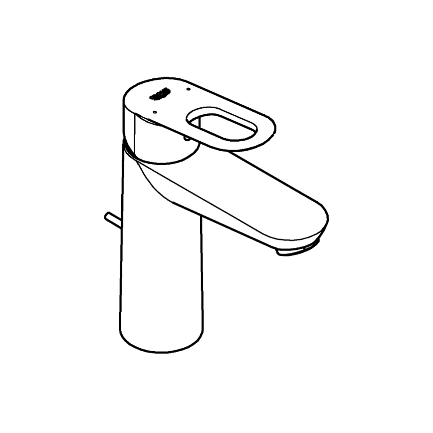 GROHE 23762000 - Umývadlová batéria BAULOOP DN 15 lesklý chróm