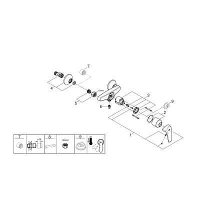 GROHE 23771000 - Sprchová batéria START FLOW lesklý chróm