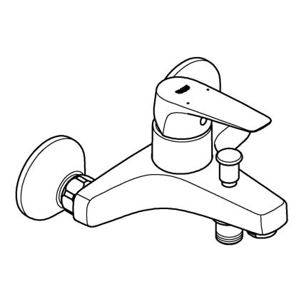 GROHE 23772000 - Vaňová batéria START FLOW 150 mm lesklý chróm