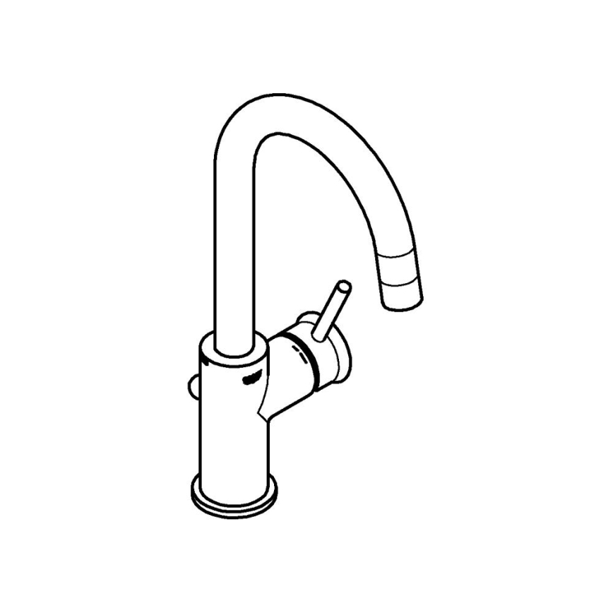 GROHE 23783000 - Umývadlová batéria START CLASSIC 311 mm lesklý chróm