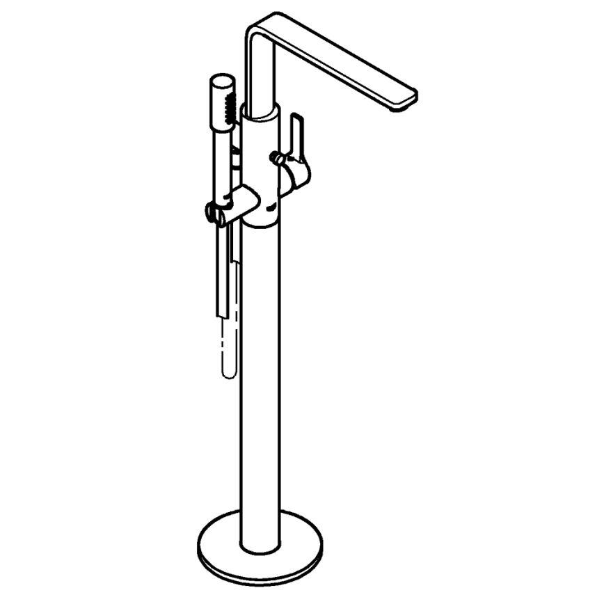 GROHE 23792001 - Vaňová batéria LINEARE 271 mm, lesklý chróm