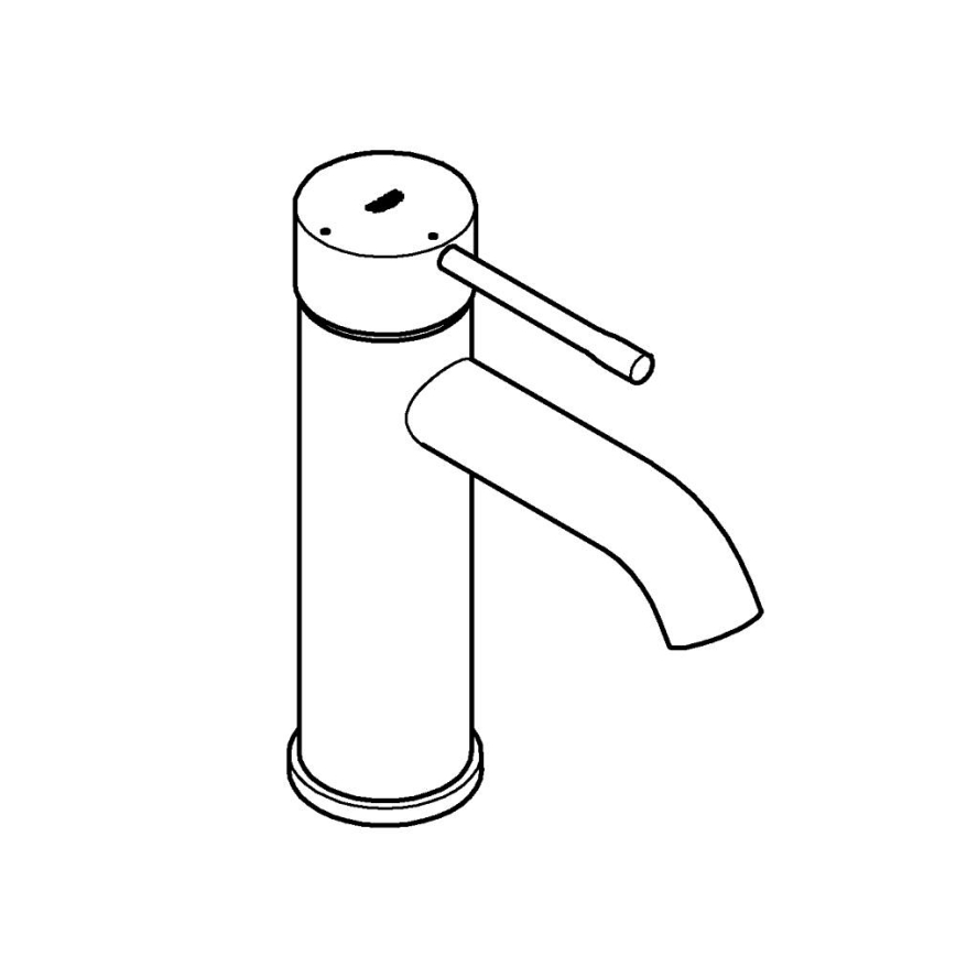 GROHE 23797001 - Umývadlová batéria ESSENCE, veľkosť S, lesklý chróm
