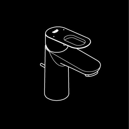 GROHE 23803000 - Umývadlová batéria EUROSMART lesklý chróm