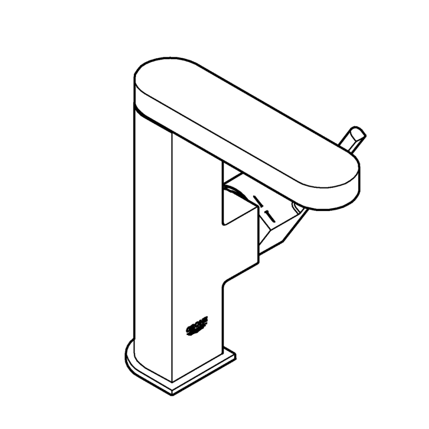 GROHE 23872003 - Umývadlová batéria PLUS M lesklý chróm